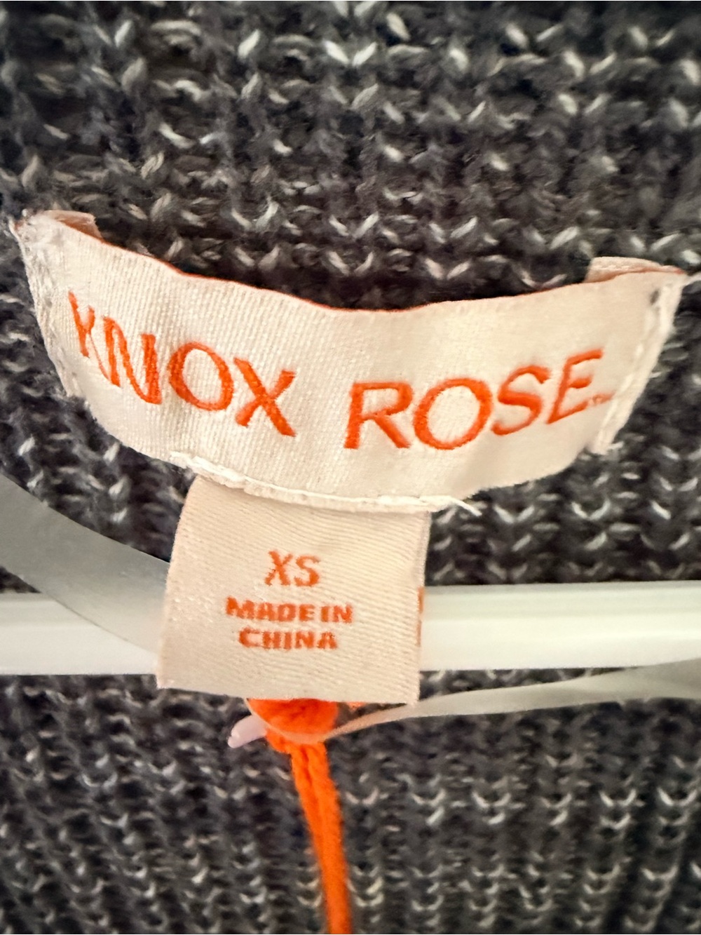 Target Knox Rose Charcoal Open-Front Pocket Cardigan - Picture 6 of 6